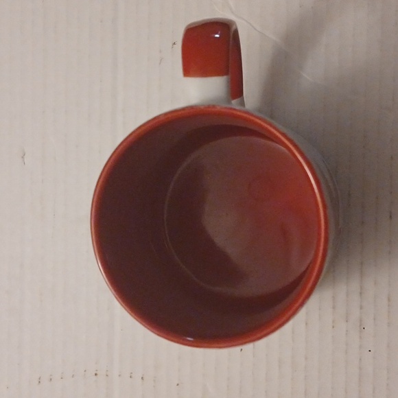 4/$30 Red & White "K" Mug - Picture 3 of 5